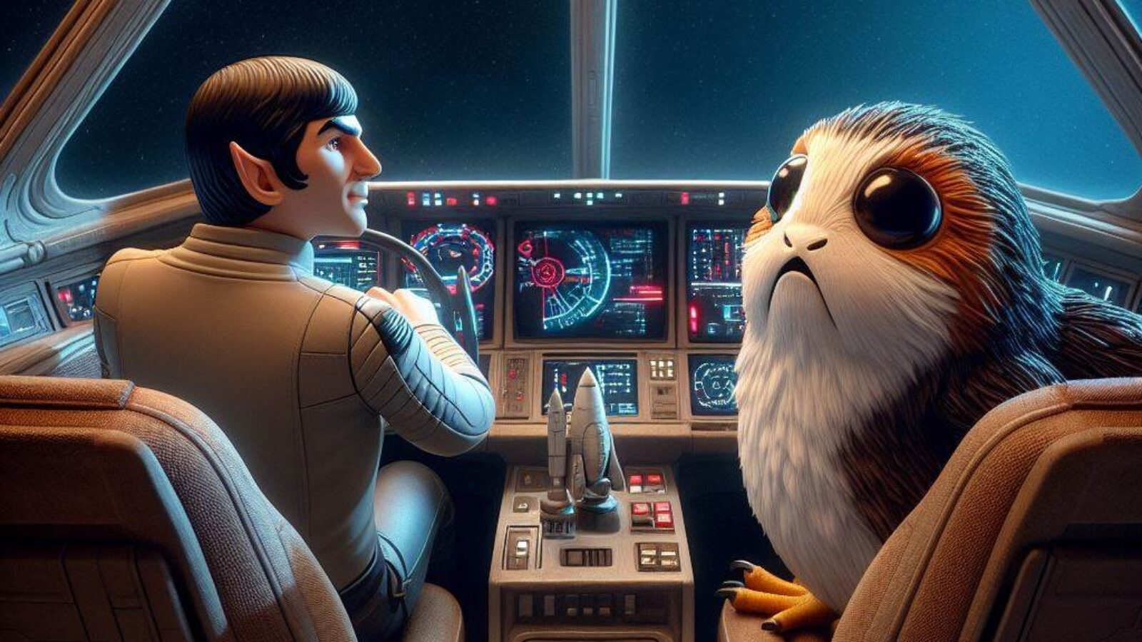 Pierre the Porg & Little Spock’s Away Mission