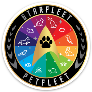 STARFLEET Petfleet 3" Sticker