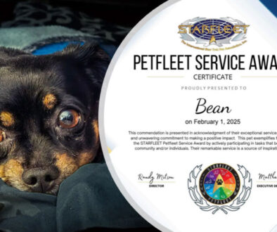 SFPet Service Award Bean Feb 2025