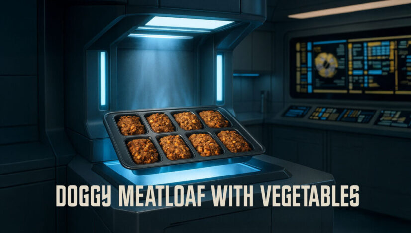Doggy Meatloaf With Vegetables