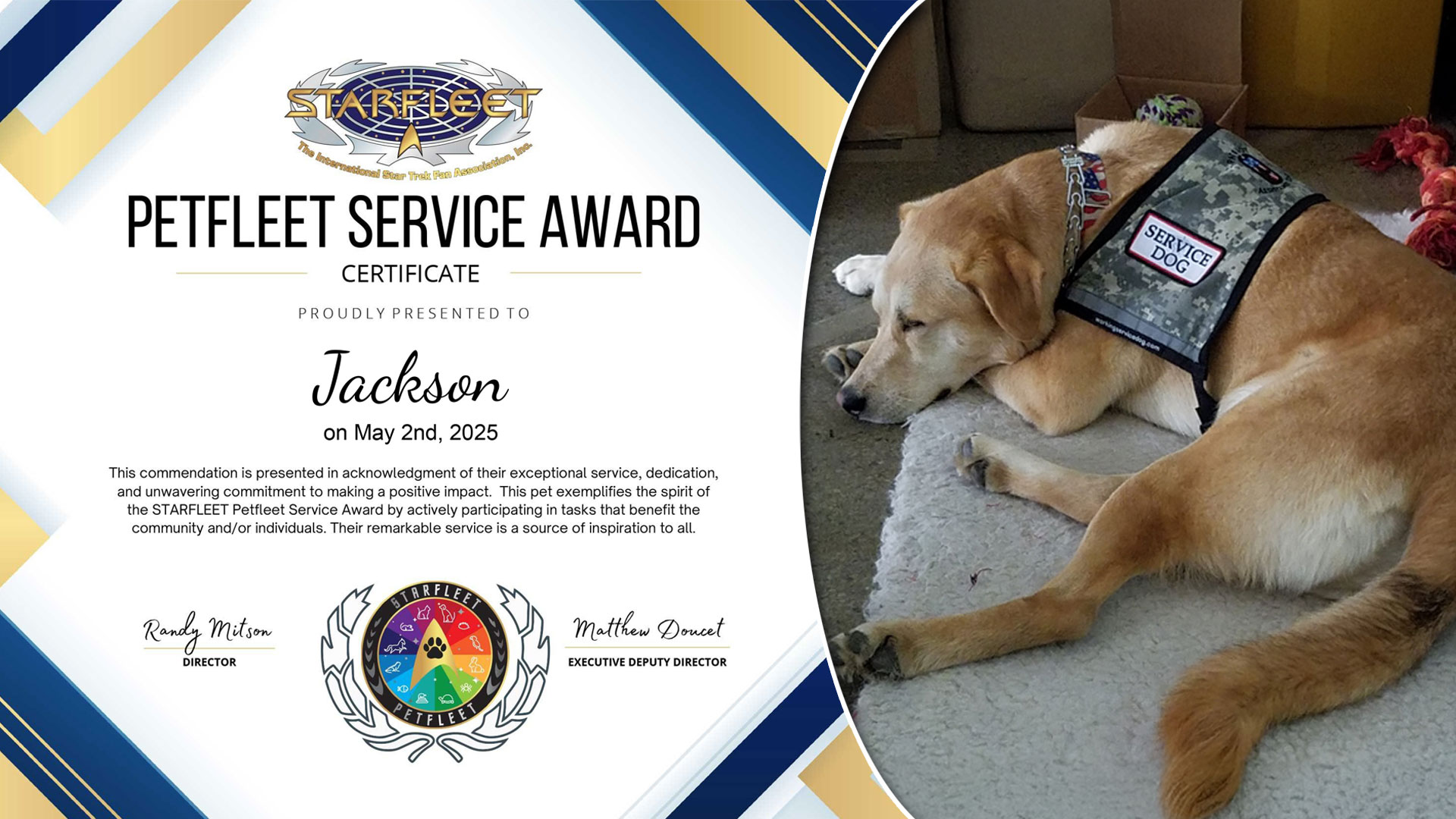 Jackson Service Award - Sherry Brinson - May 2025